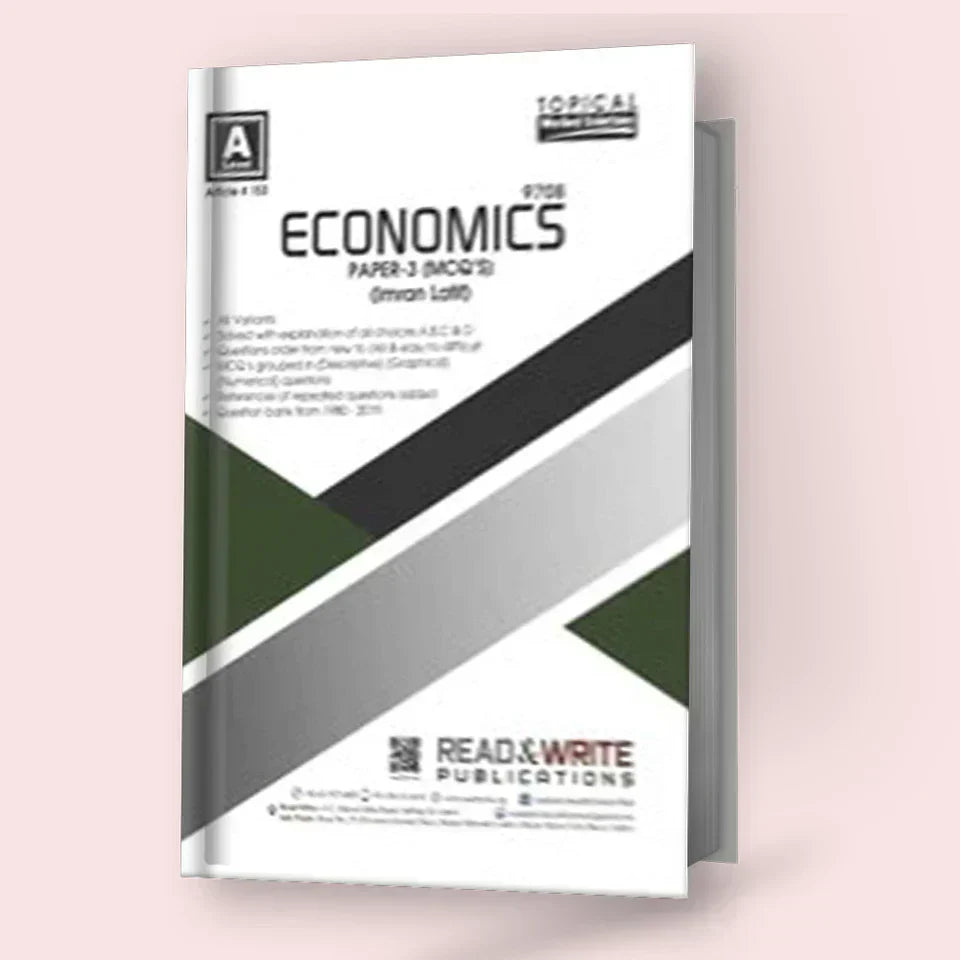 Cambridge A-Level Economics (9708) P-3 MCQ's Topical Solutions R&W 153