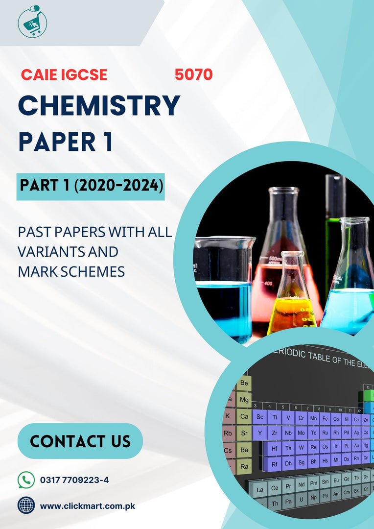 Cambridge O-Level Chemistry (5070) P-1 Past Papers Part-1 (2020-2023)