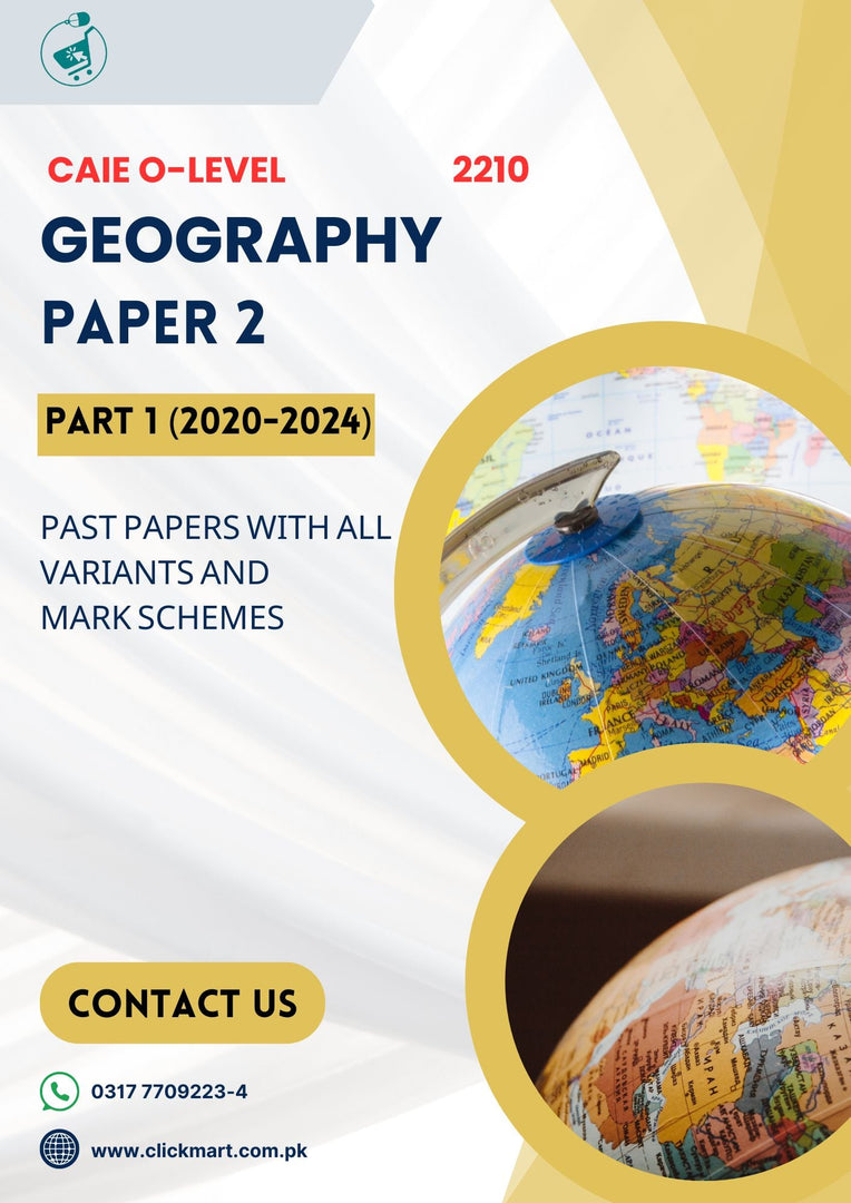 Cambridge O-Level Geography (2217) P-2 Past Papers Part-1 (2020-2023)