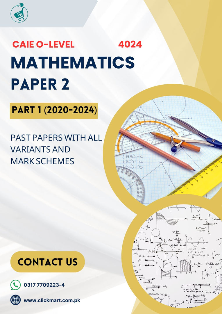 Cambridge O-Level Mathematics (4024) P-2 Past Papers Part-1 (2020-2023)