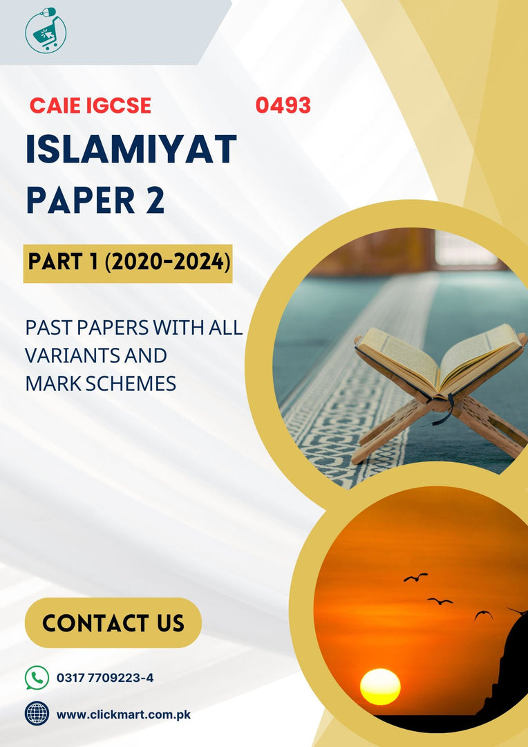 Cambridge IGCSE Islamiyat (0493) P-2 Past Papers Part 1(2020-2023) - Click Mart