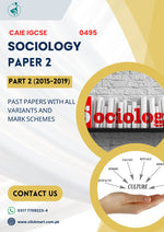 Load image into Gallery viewer, Cambridge IGCSE Sociology (0495) P-2 Past Papers Part-2 (2015-2019)
