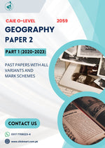 Load image into Gallery viewer, Cambridge O-Level Pakistan Studies (2059) P-2 (Geography) Past Papers Part-1 (2020-2023)
