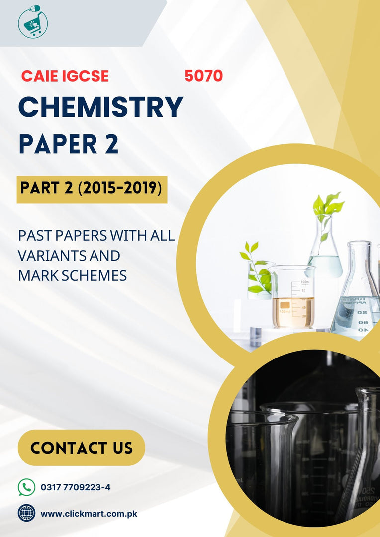 Cambridge O-Level Chemistry (5070) P-2 Past Papers Part-2 (2015-2019)