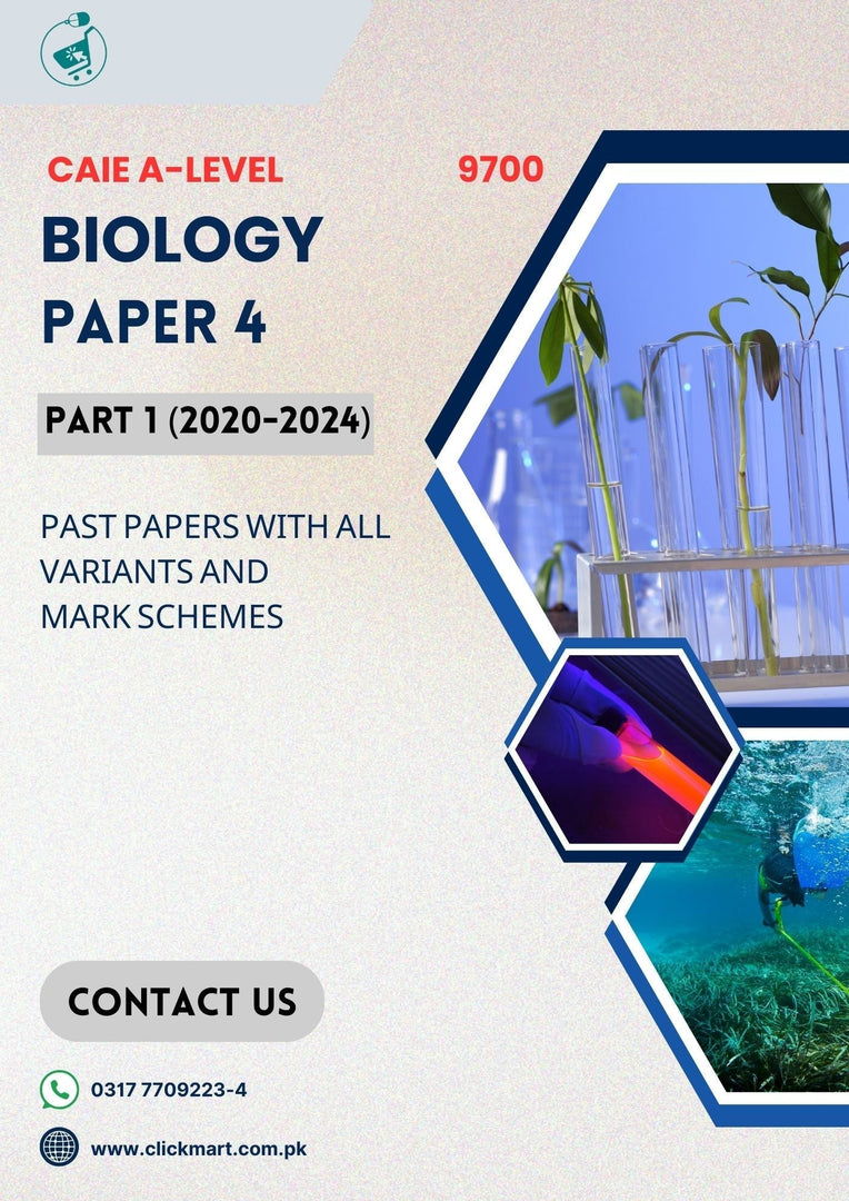 Cambridge A-Level Biology (9700) P-4 Past Papers Part-1 (2020-2023)