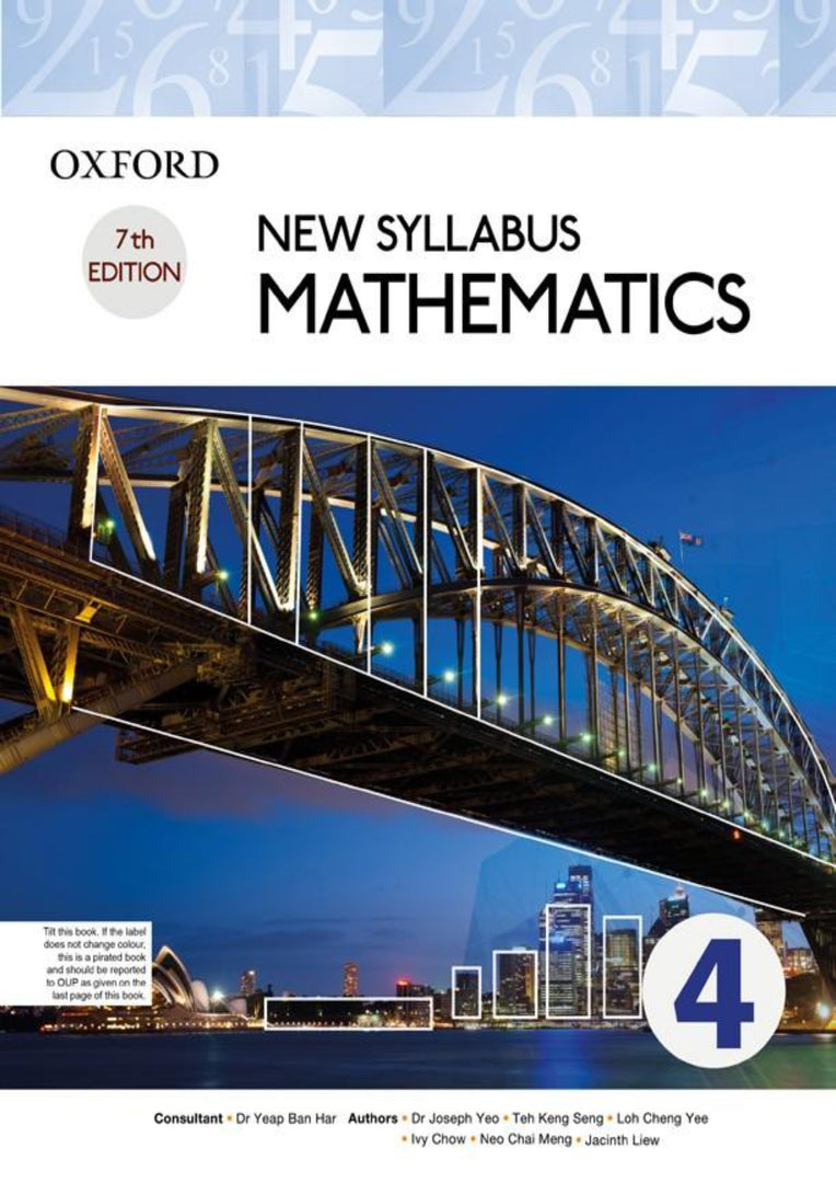 Cambridge O-Level New Syllabus Mathematics Book 4 (D4) (4024) CourseBook - Click Mart