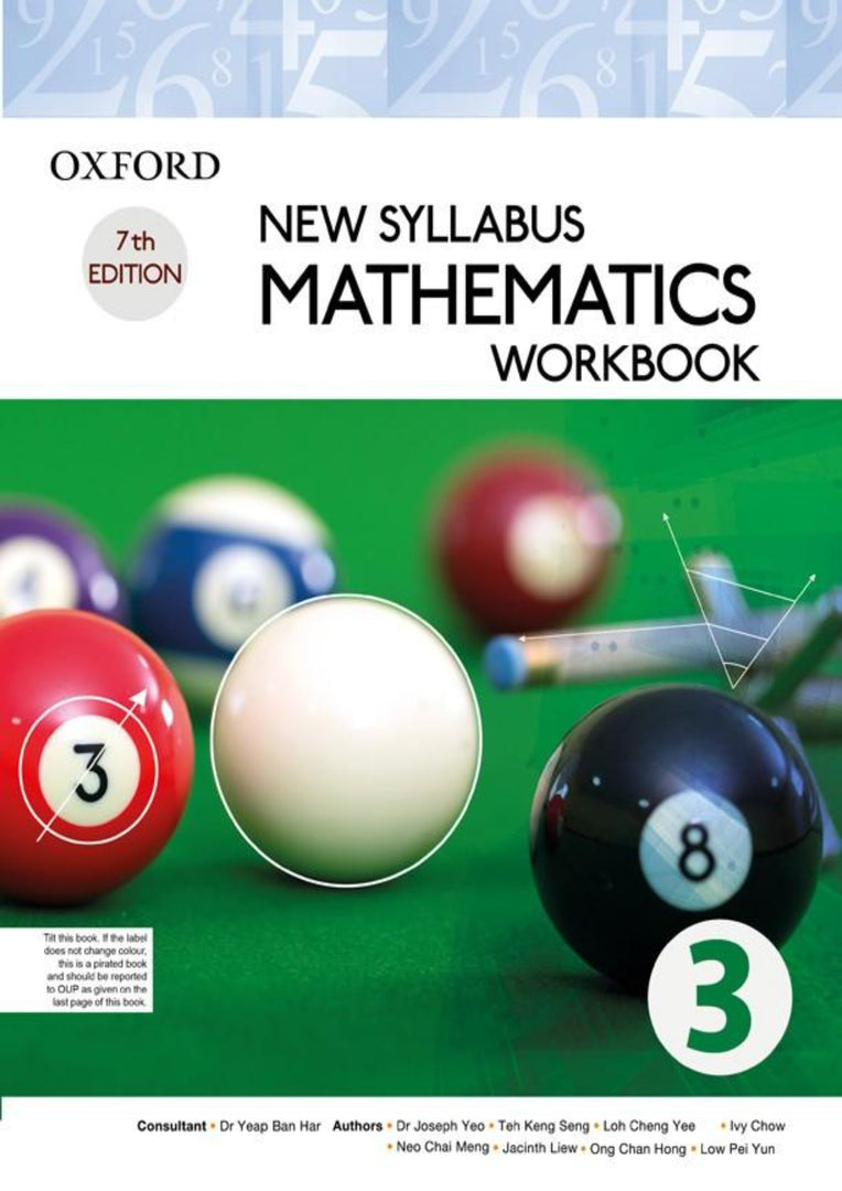 Cambridge O-Level New Syllabus Mathematics Book 3 (D3) (4024) WorkBook - Click Mart