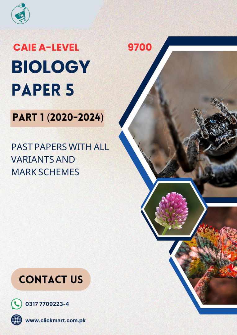 Cambridge A-Level Biology (9700) P-5 Past Papers Part-1 (2020-2023)