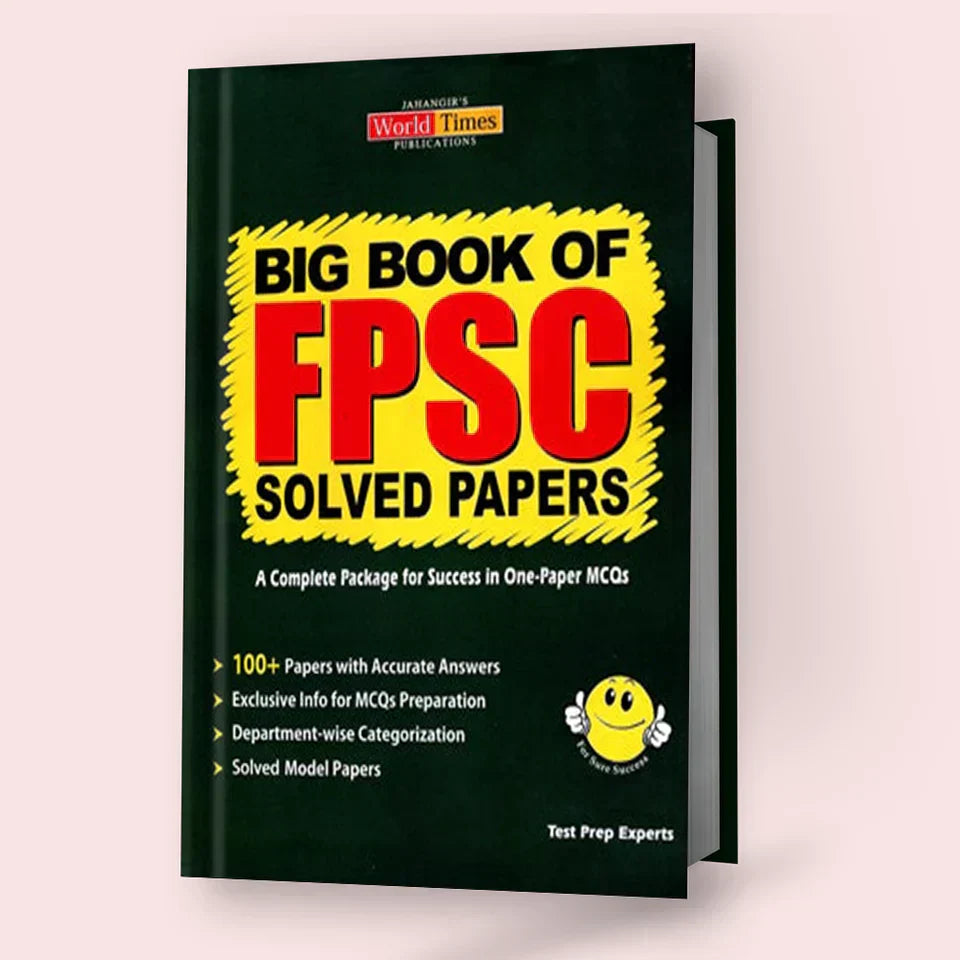 Big Book of FPSC Solved Papers By JWT