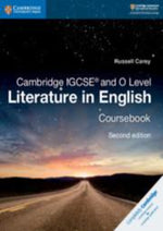 Load image into Gallery viewer, Cambridge IGCSE/O-Level Literature In English (0486/2010) Coursebook (2nd Ed)
