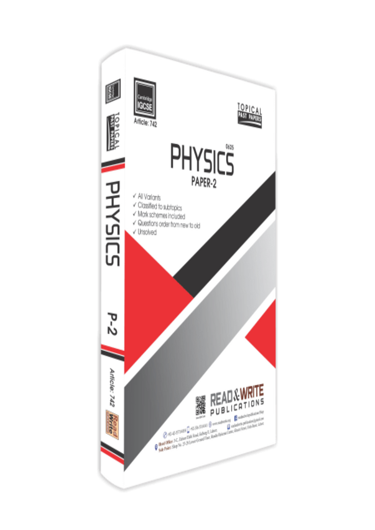 Cambridge IGCSE Physics (0625) Topical Paper-2 R&W 742 - Click Mart